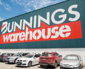 Melbourne, Australia – January 3, 2016: Bunnings Warehouse, owned by Wesfarmers, is the largest hardware business in Australia. This is the suburban Nunawading store.