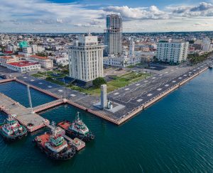 World trade port of Veracruz located in Mexico